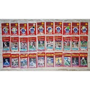 1988 SCORE MAJOR LEAGUE BASEBALL RACK PACK 54 CARDS Per Packs Lot Of 10  (#01)